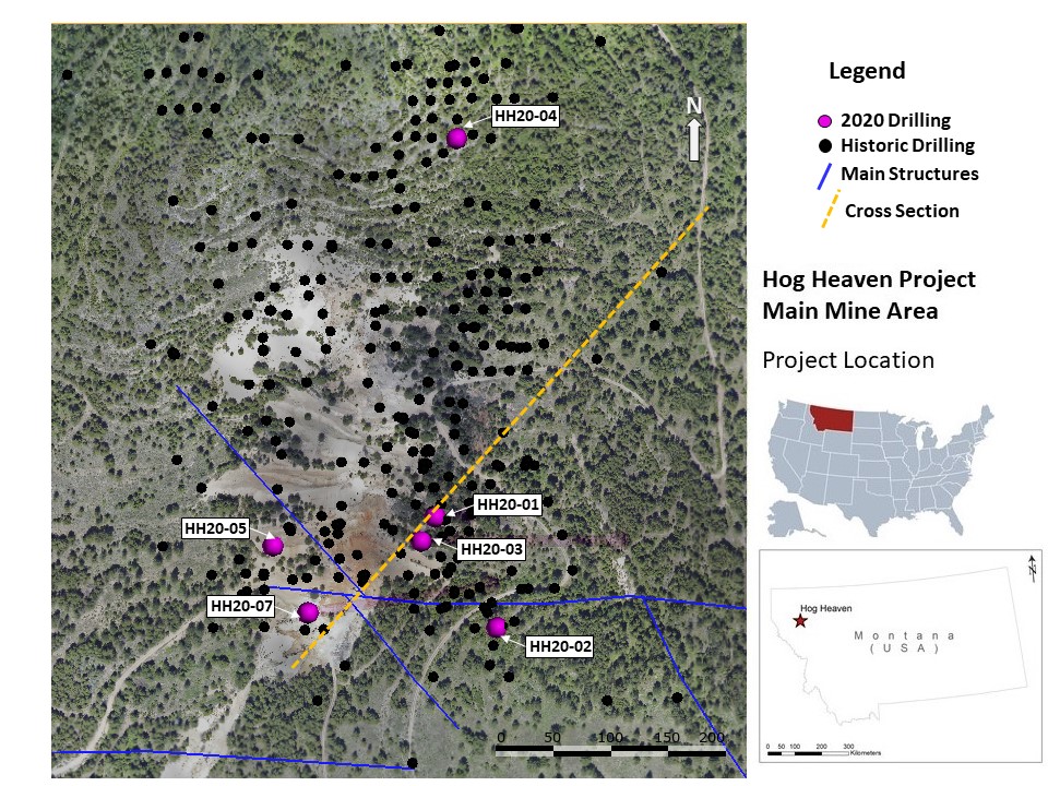 Figure 1. Plan Map of Drill Collar Locations