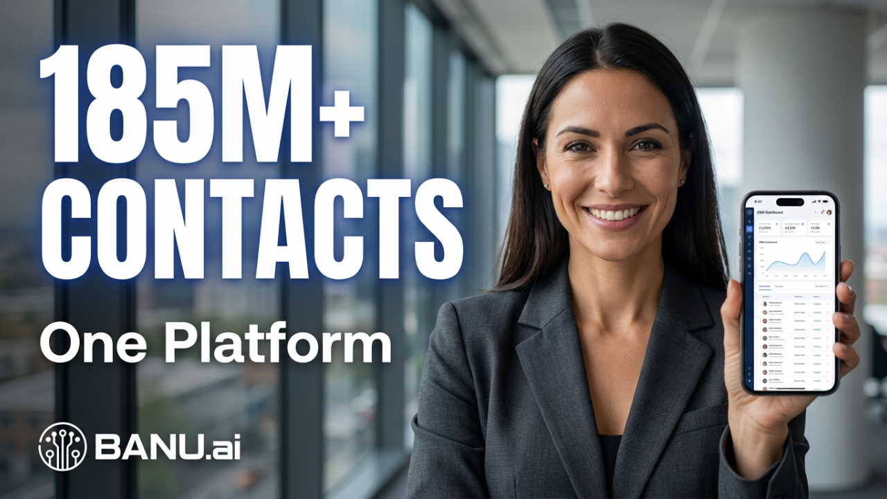 Banu Launches All-in-One Outbound Platform with 185M+ Verified Property and Business Owner Contacts