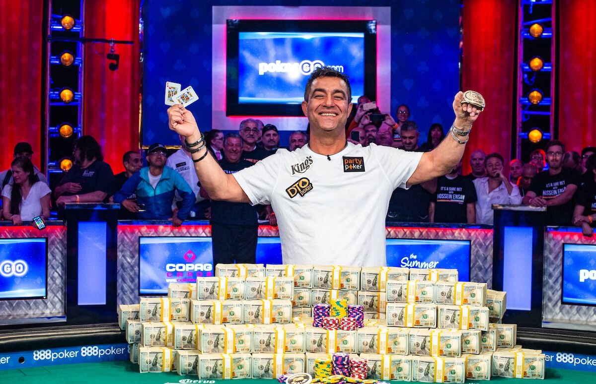 2019 World Series of Poker champion Hossein Ensan.