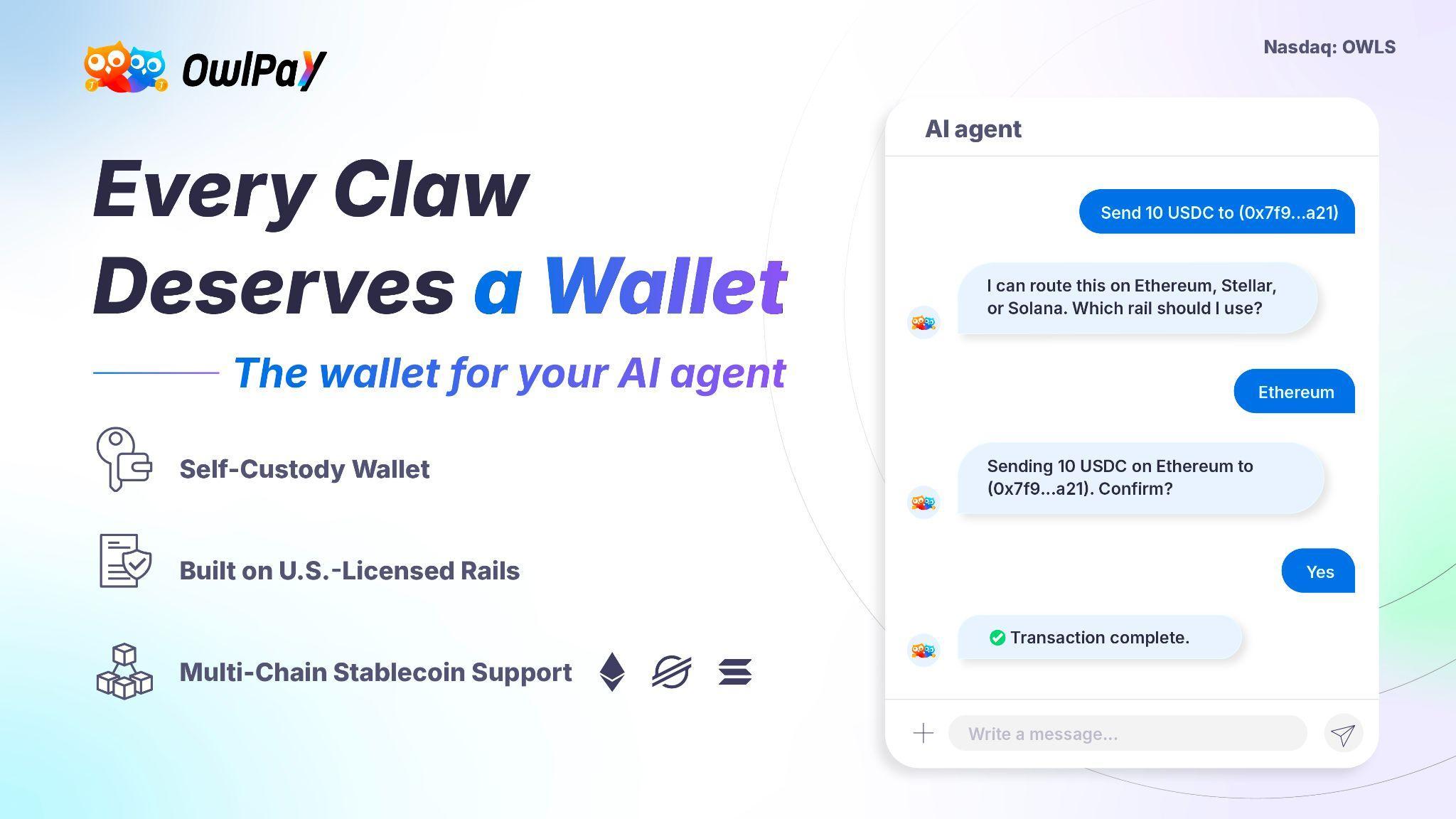 OwlTing Group (NASDAQ: OWLS) Launches OwlPay Agent Wallet, Targeting the Emerging Multi-Trillion-Dollar Agentic Commerce Economy