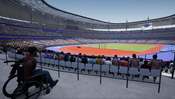 Digital twin of the Stade de France by One Plan for the Paris 2024 Olympics