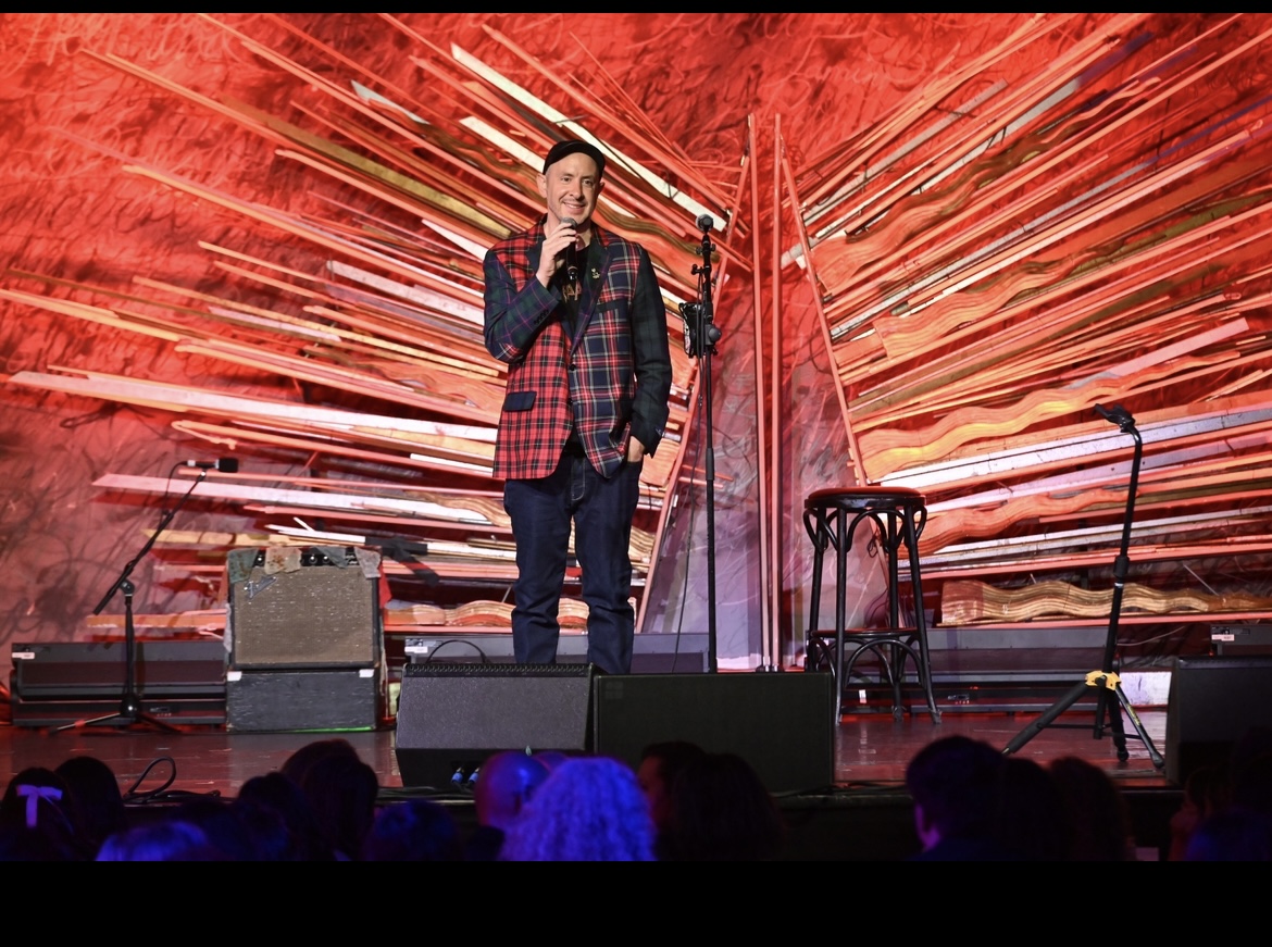 Sam Hollander at Musicians On Call's Hope for the Holidays concert for caregivers at Sony Hall in NYC