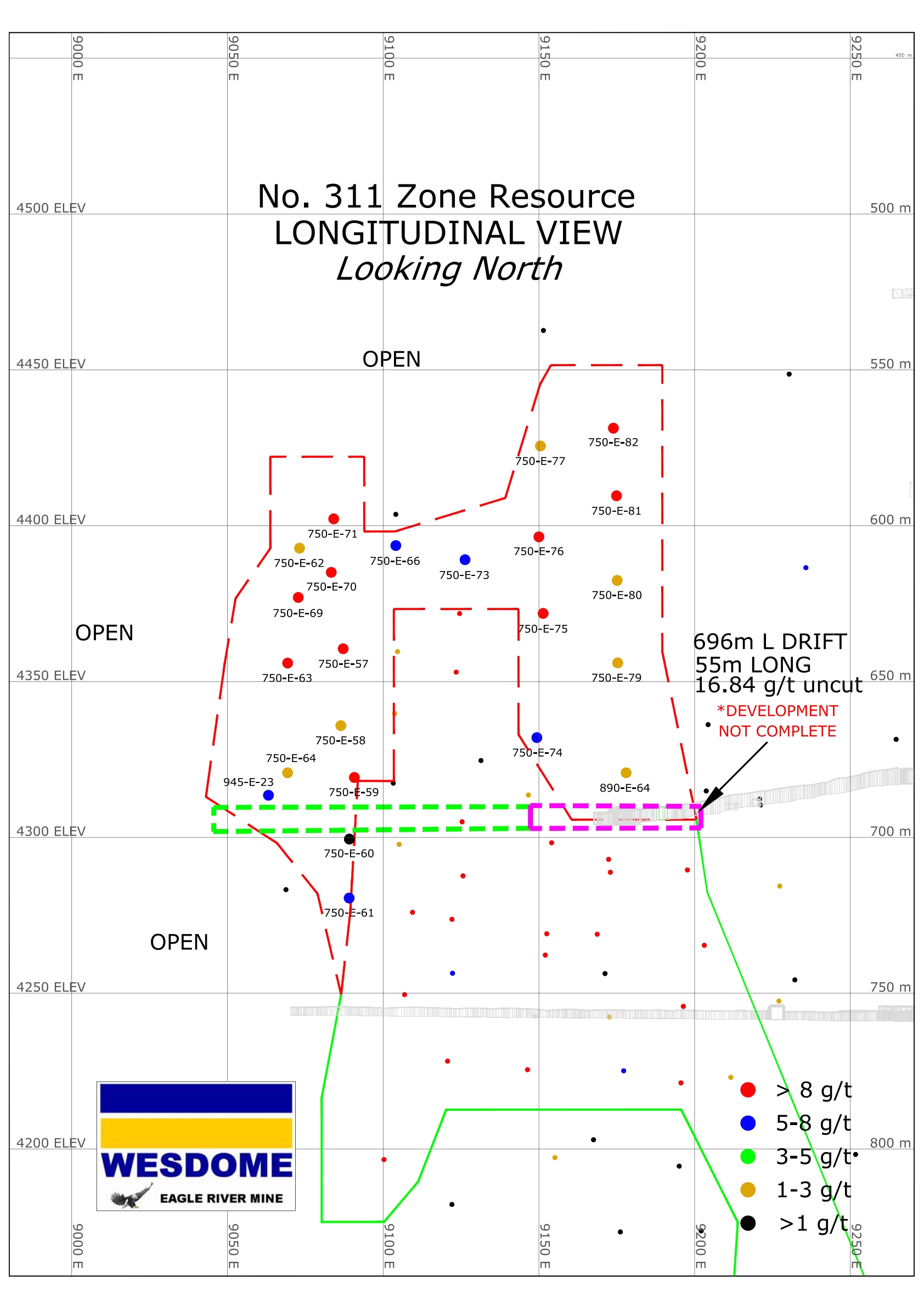 Jun13Figure 3 - 311 West Longitudinal Section (002)