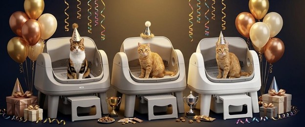 Many cats inside autoscooper 12