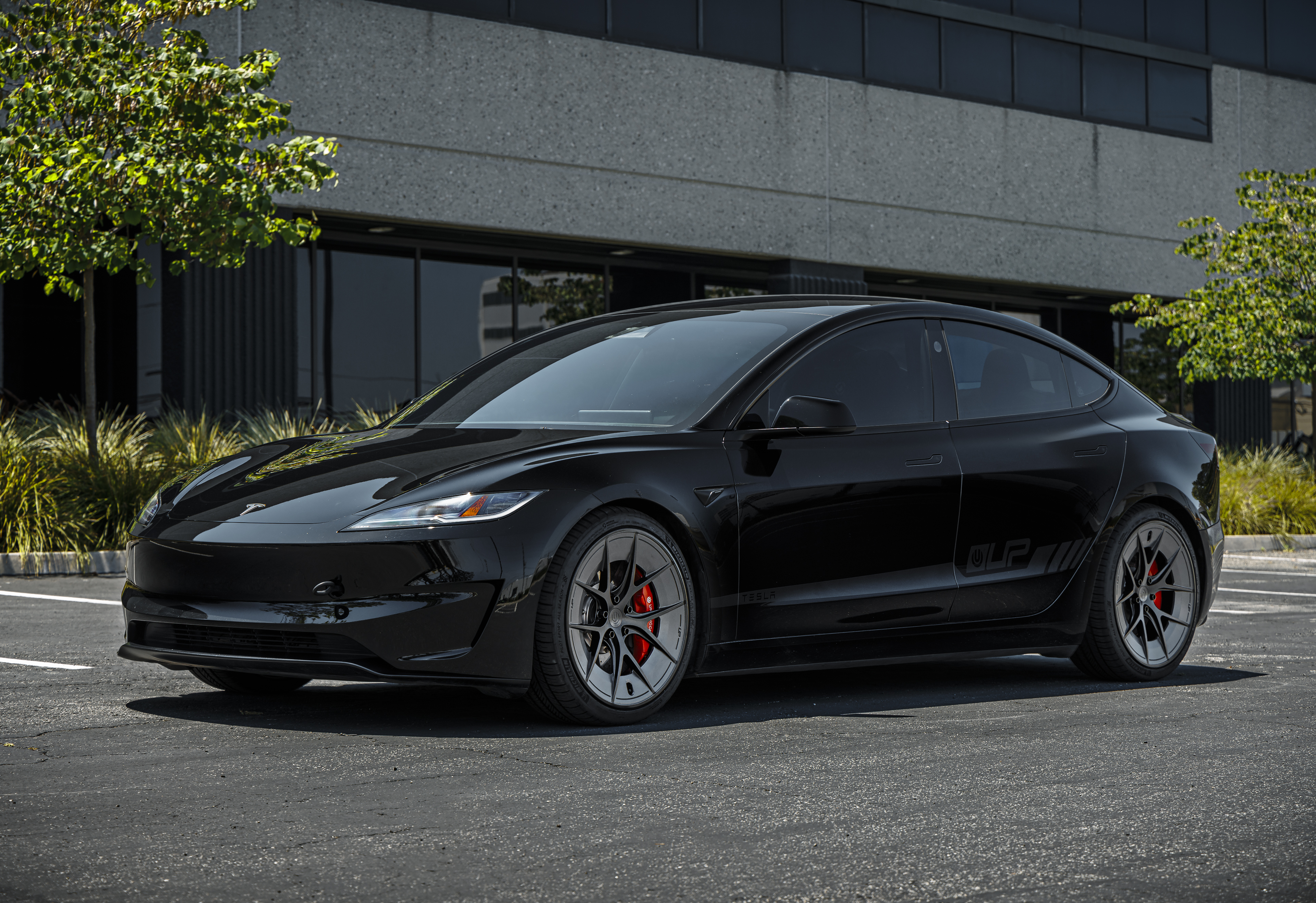 Tesla Model 3 Performance Highland UP Forged UP-RW Road Warrior Wheels Unplugged Performance 1