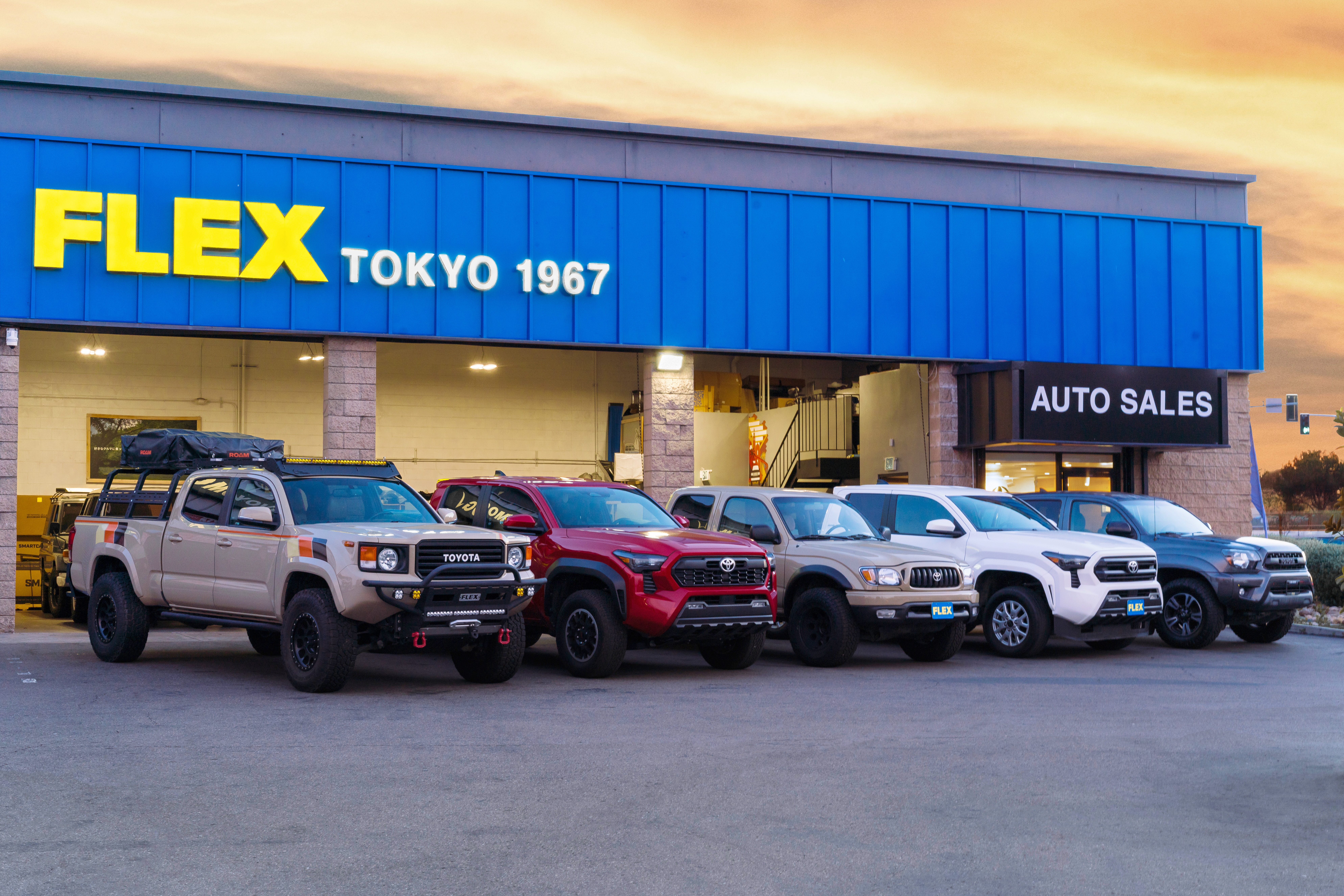 FlexShowroom with Tacomas