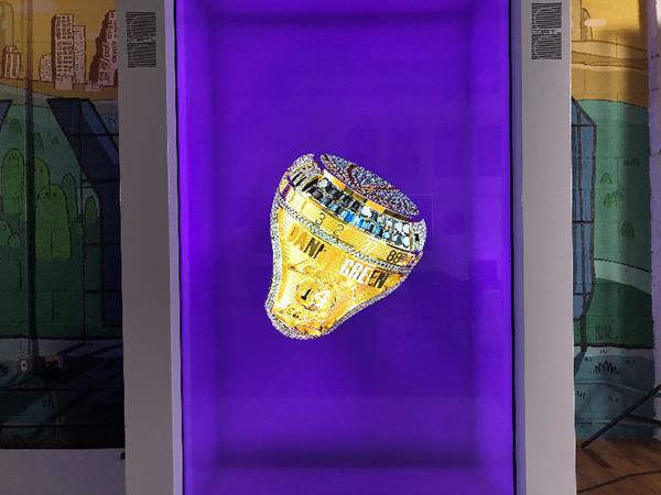 Danny Green and New Renaissance have released the uniquely created Danny Green 2020 Championship Ring as an NFT, complete with AR experience and the PORTL Epic to display it in full, rotating 360 degree hologram glory. More info at portlhologram.com. Bid now at newrenaissance.io.