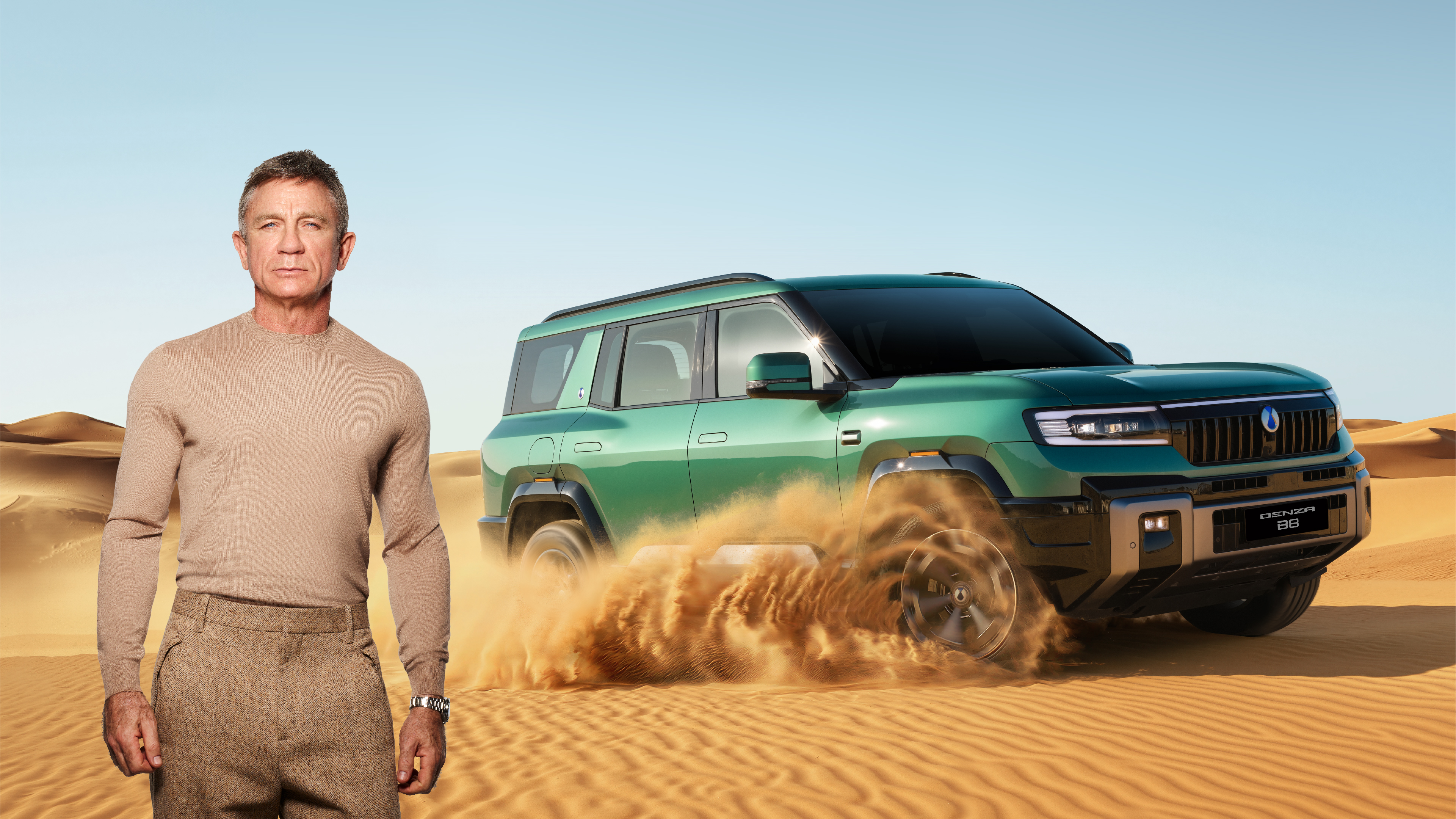 BYD is proud to announce that British actor Daniel Craig is launching a new campaign for DENZA