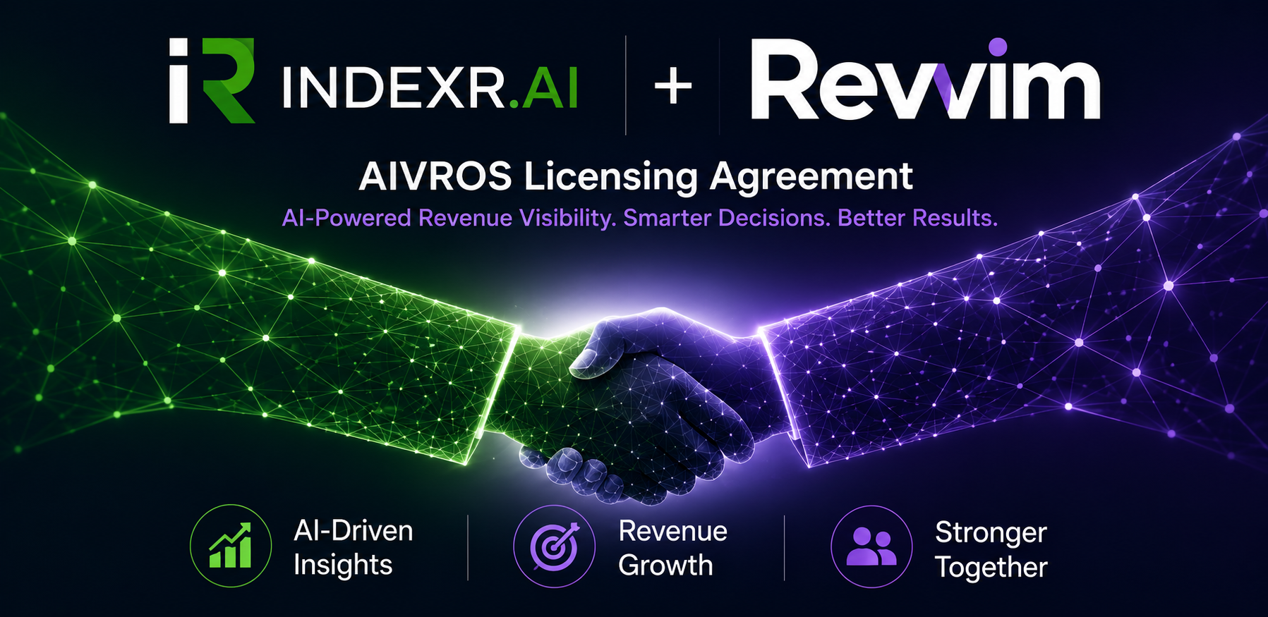 Indexr.ai and Revvim sign licensing agreement 