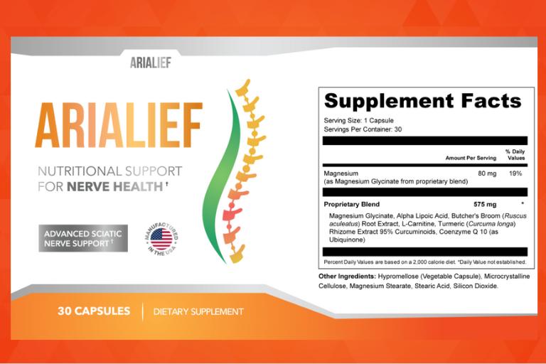 Arialief Supplement Facts