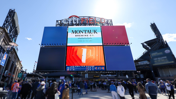 Montauk Brewing Company Craft Brews now available at Citi Field