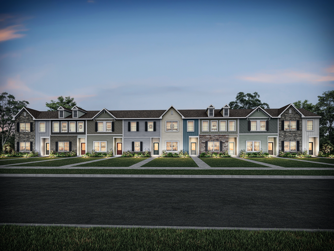 The Dagny Plan by LGI Homes at Medley Park features three bedrooms, two-and-a-half bathrooms, and a spacious family room.