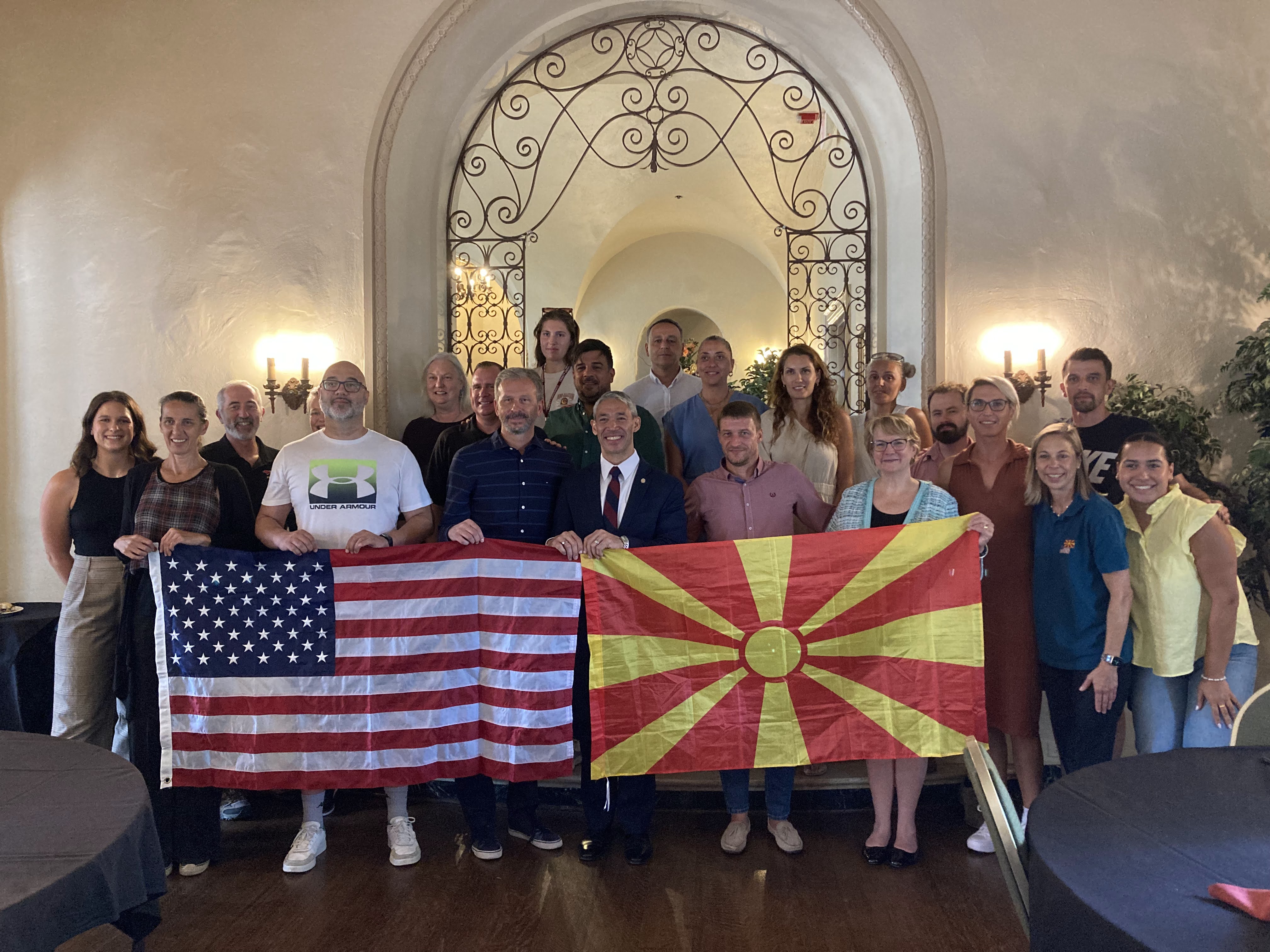 Trinity University (Texas) Hosted Sports Diplomacy Exchange with North Macedonia 