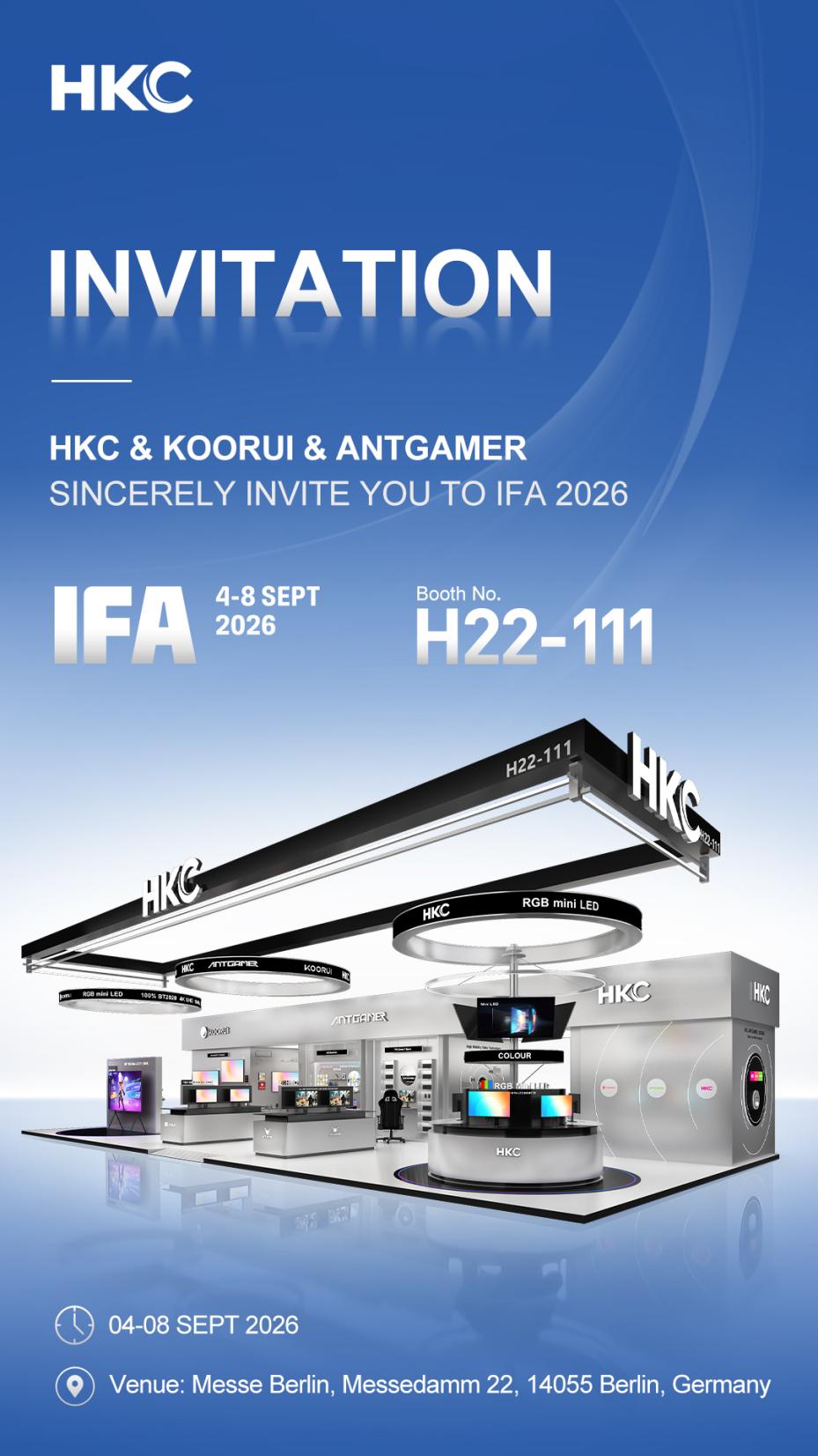 HKC Invites Global Partners to IFA 2026