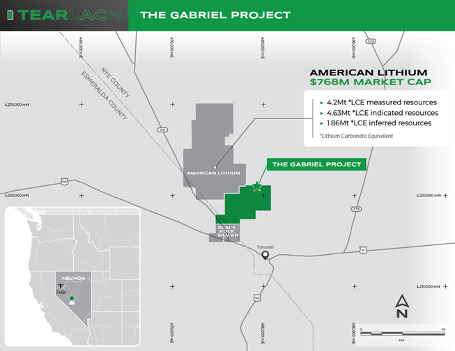 The Gabriel Project in Nye County, Tonopah, Nevada