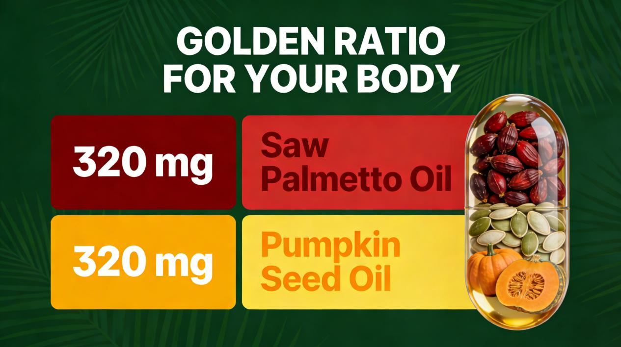 Safety and dosage guide for saw palmetto, including 160–320 mg daily with food.