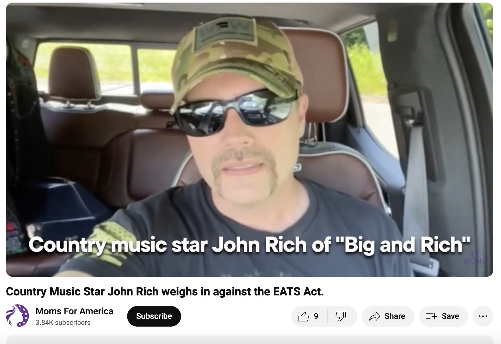 John Rich Rails on China-backed EATS Act