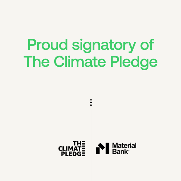 Proud signatory of The Climate Pledge