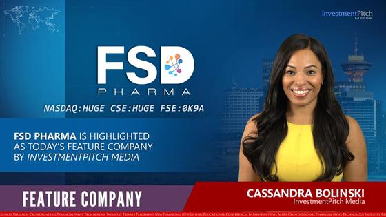 FSD Pharma is highlighted as today’s feature company by InvestmentPitch Media.: FSD Pharma is highlighted as today’s feature company by InvestmentPitch Media.
