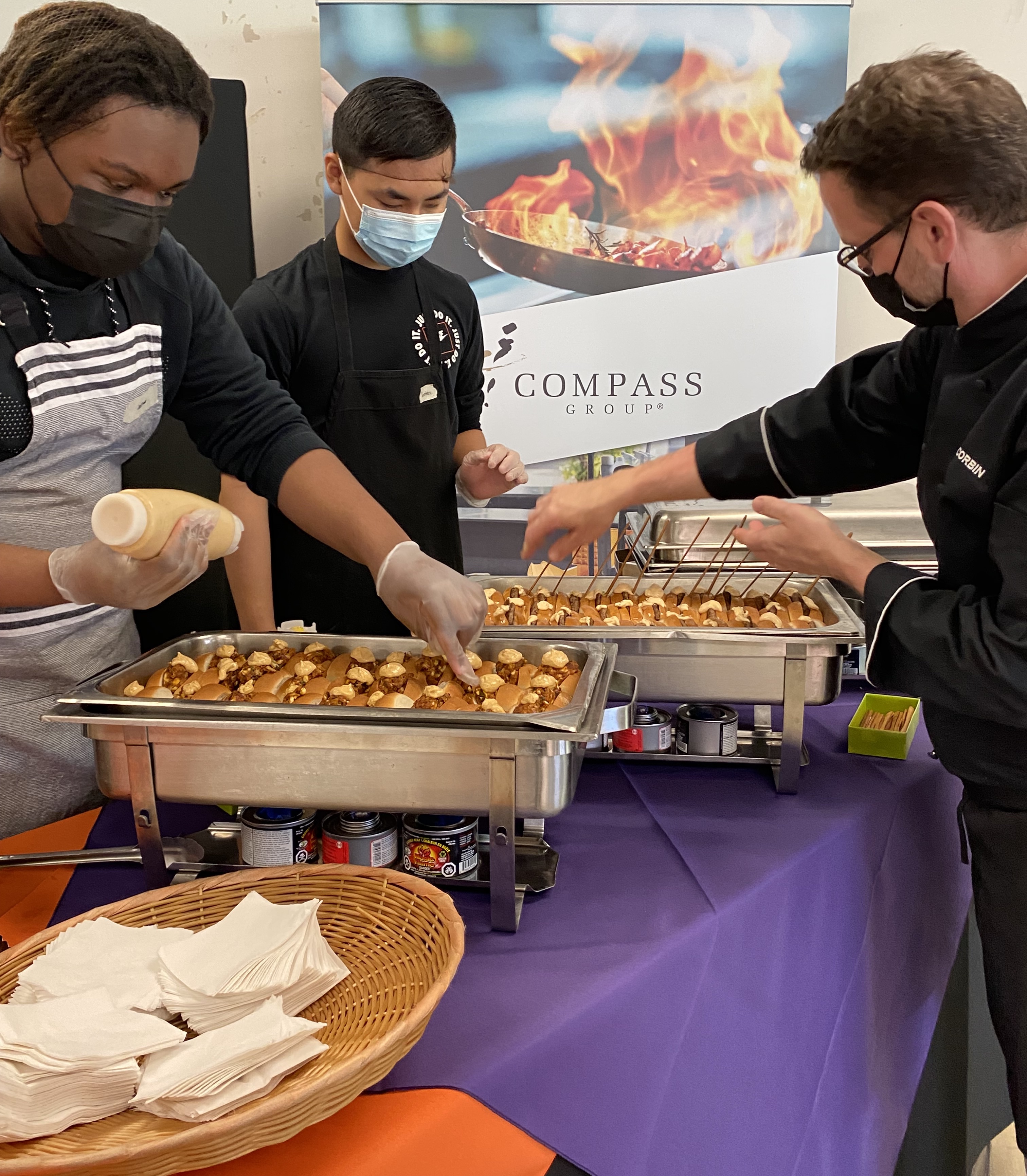 Chartwells and Chef Corbin Kitchen Takeover Event 1