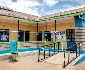 Newly-built maternity ward in the rural Kitui South Sub County of Kenya