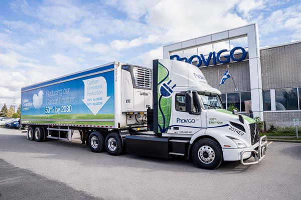 Volvo Trucks North America Deploys Volvo VNR Electric Trucks to Loblaw Companies