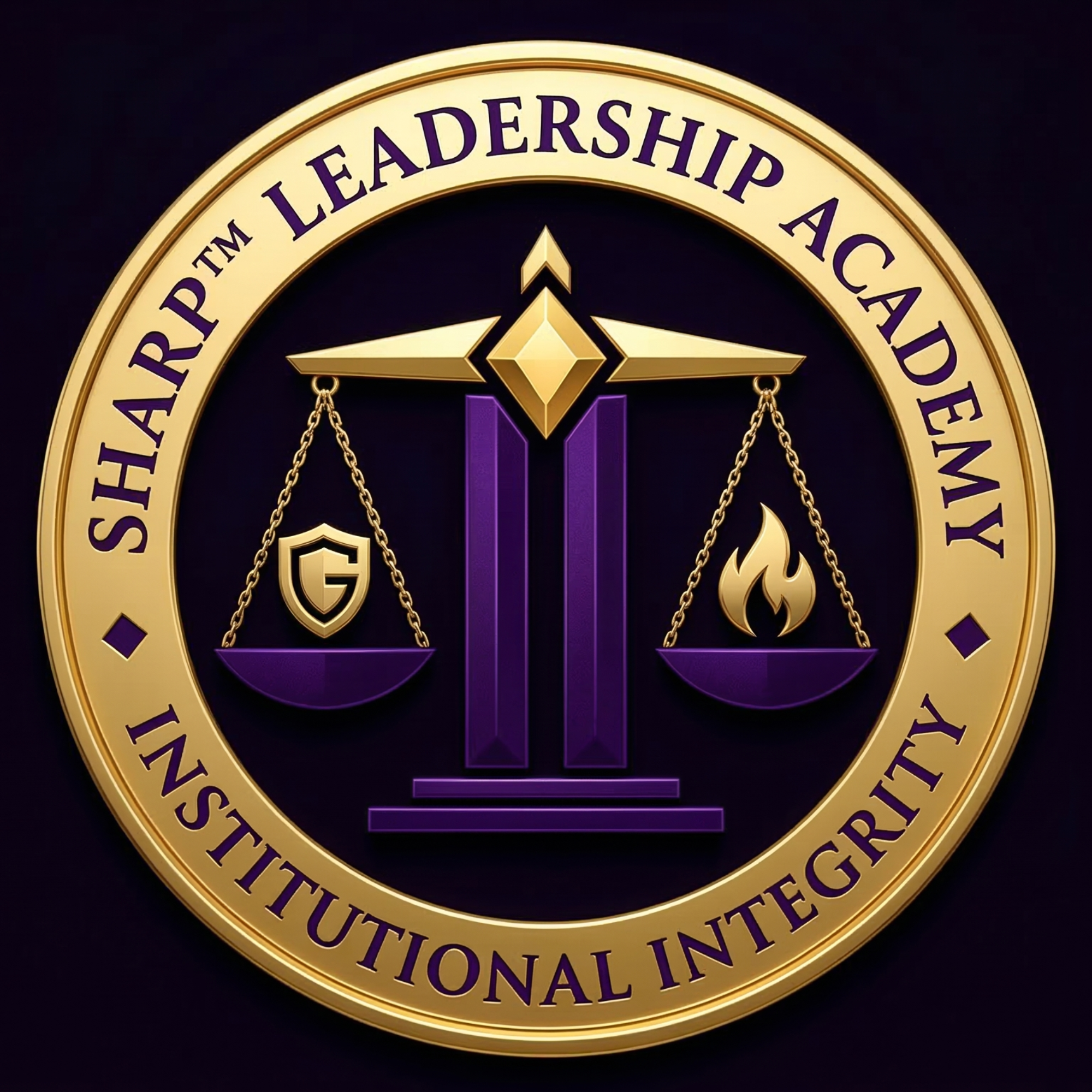 SHARP Institutional Integrity Seal representing Ethical Infrastructure, governance, and institutional trust.