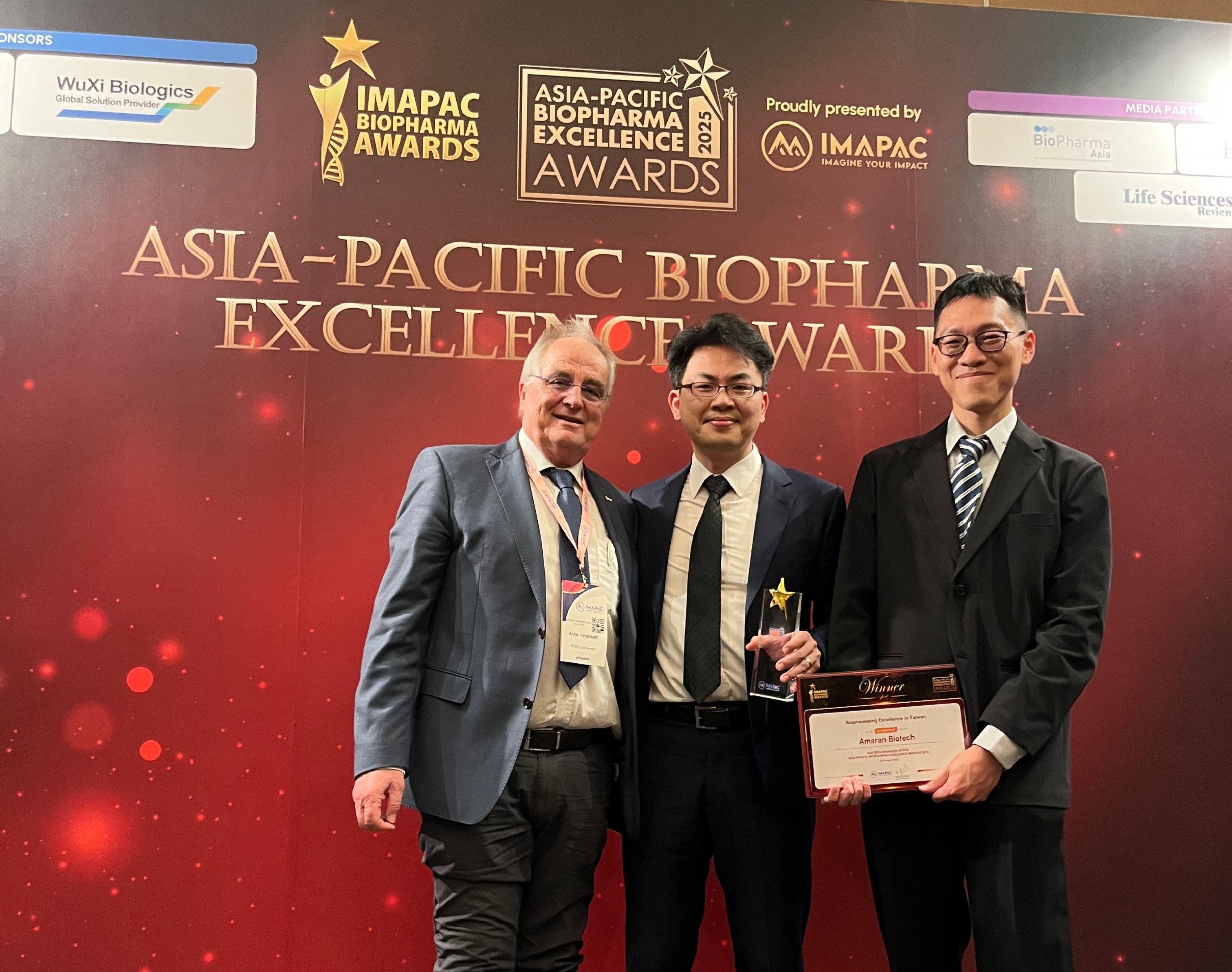 Amaran Biotech Wins Asia-Pacific Biopharma Excellence Award 2025