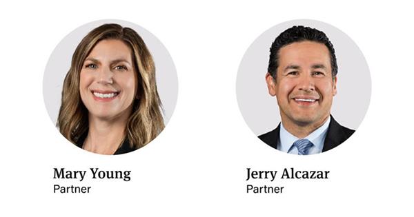 Mary Young and Jerry Alcazar, Partners
