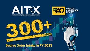 AITX Subsidiary Robotic Assistance Devices Receives 300+ Device Orders Ahead of Fiscal Year End.