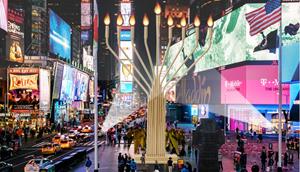 Proposed World Record Menorah in Times Square