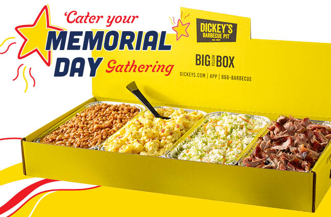 Celebrate Memorial Day with Dickey's Barbecue