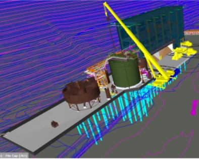 Rendering of the final tailings filter press design 