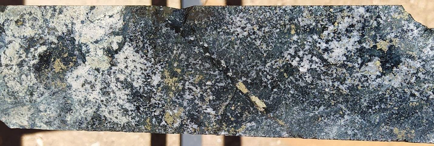 Figure 9: Typical copper-rich mineralization at Chorrillos: