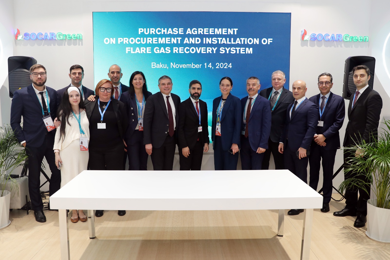 COP29 SOCAR Deflaring Signing