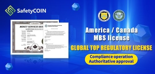 Stable and Secure Cryptocurrency Trading Platform Safetycoin Received MSB Compliance Operation License