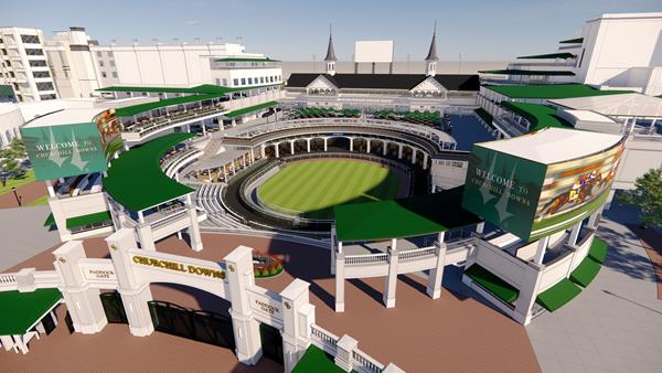 The Paddock Project design for Churchill Downs Racetrack
