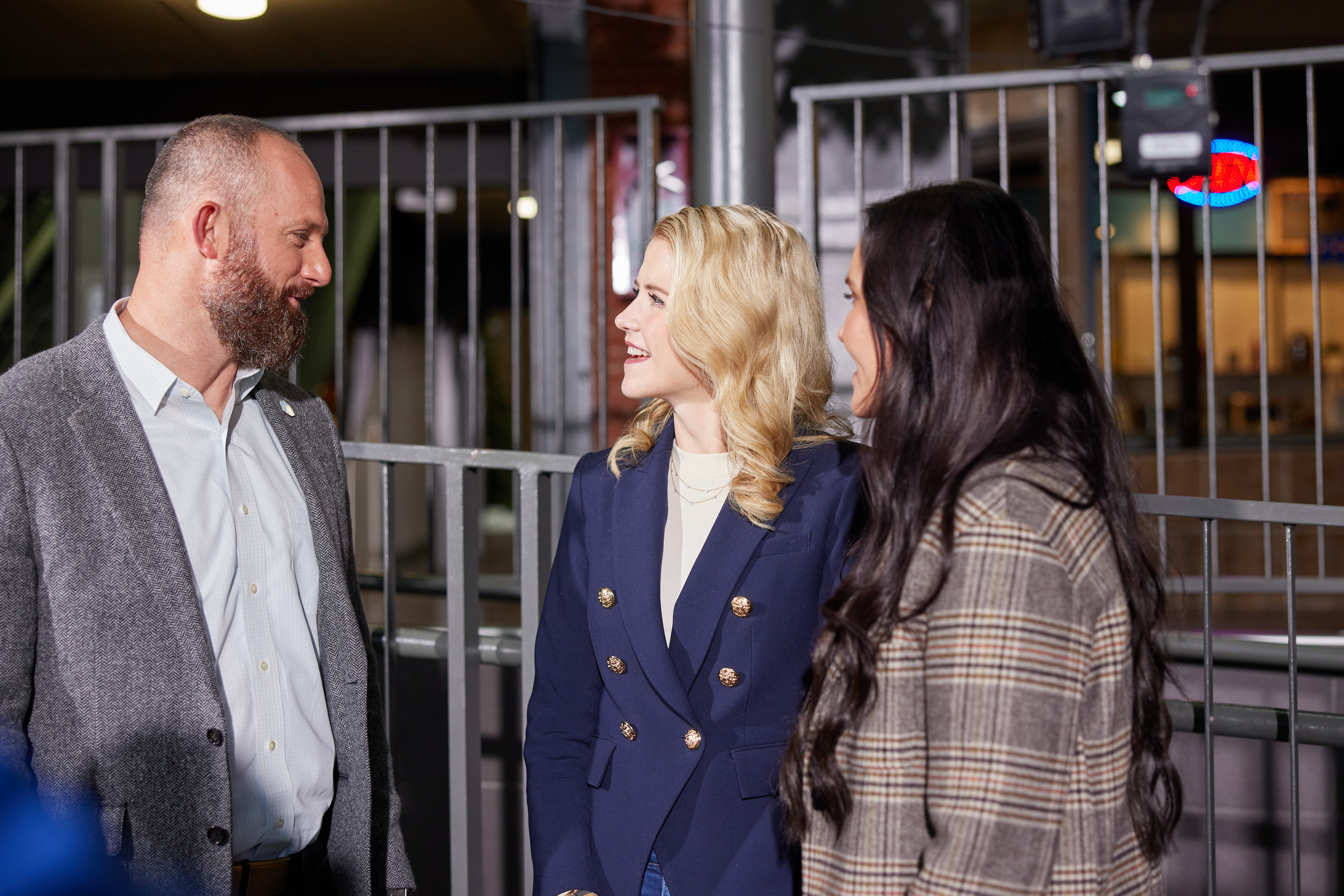Elizabeth Smart with Sam and Kacie Malouf