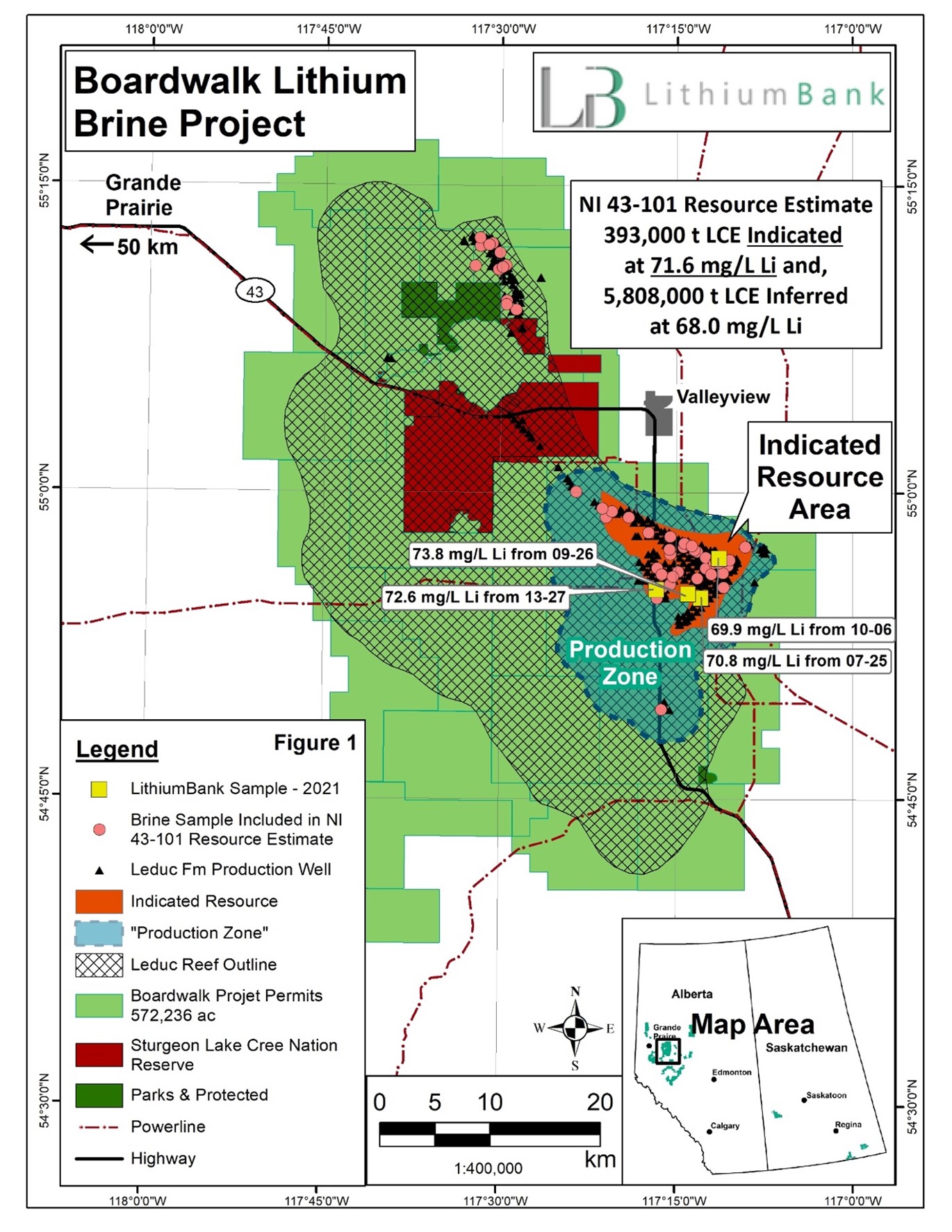 Indicated Resource area and Proposed 