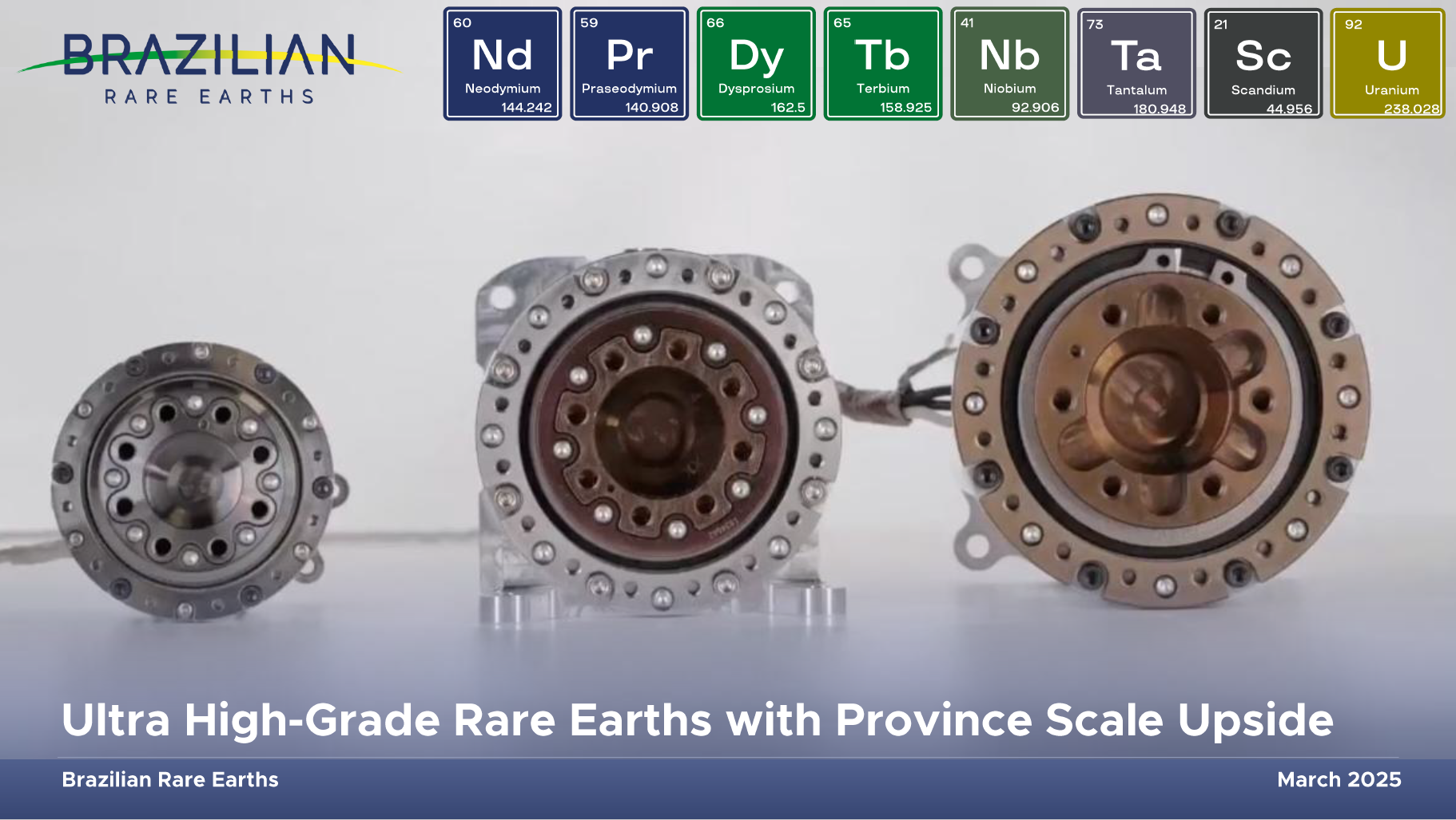 Brazilian Rare Earths – Company Presentation