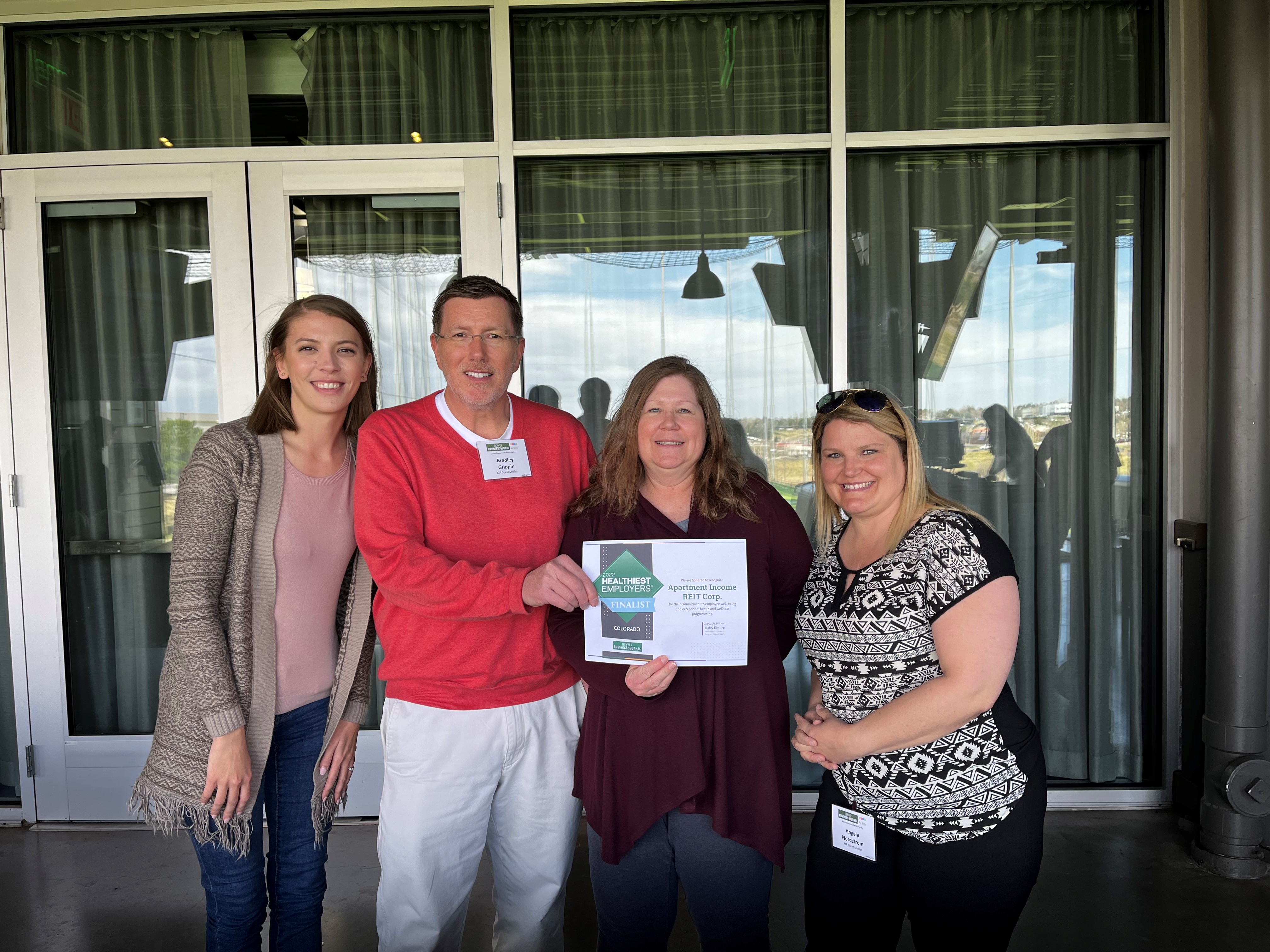 AIR Communities Receives Healthiest Employer Award