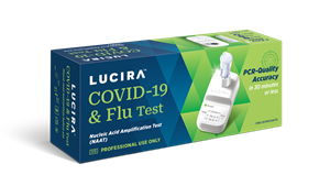 Lucira COVID-19 & Flu Test Packaging