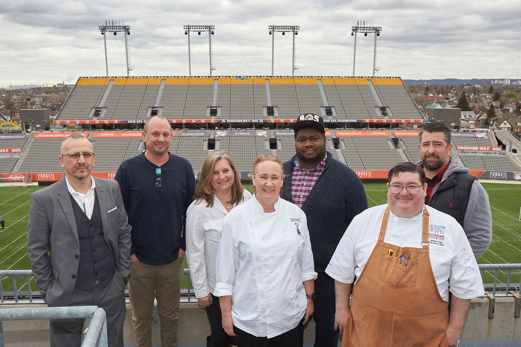A team of local experts with Chef Tina Rousseaux