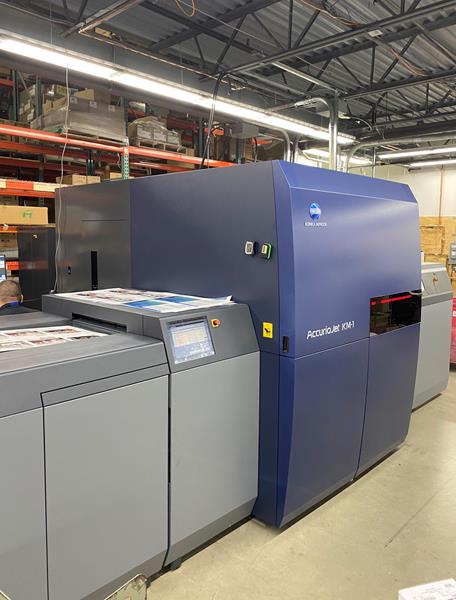 Konica Minolta recently installed one of its AccurioJet KM-1 LED UV Inkjet Presses at DS Graphics/Universal Wilde’s Lowell, MA facility.