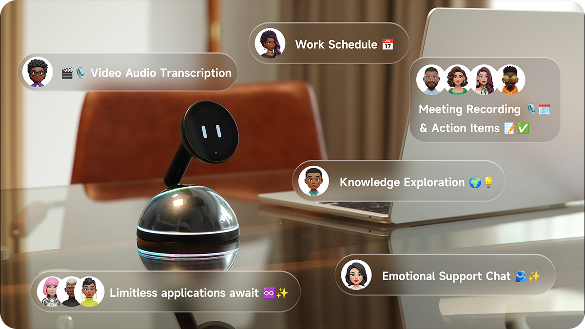 ZEEHOO AIPAL DOCK:Meet Your World's 1st Proactive AI Desk Sidekick