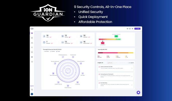 9 Security Controls, All-in-One Platform