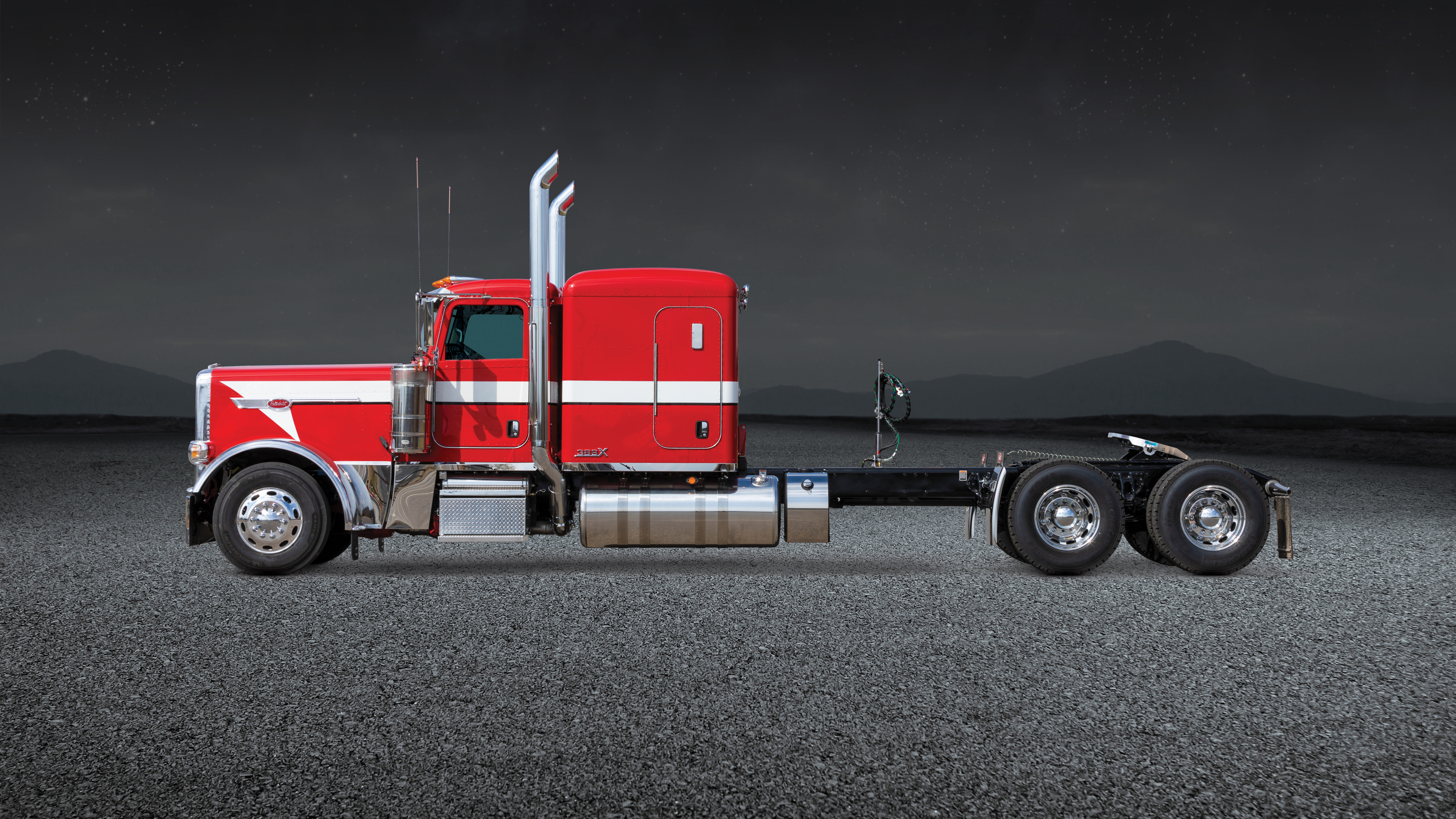 A photo of the last Peterbilt Model 389