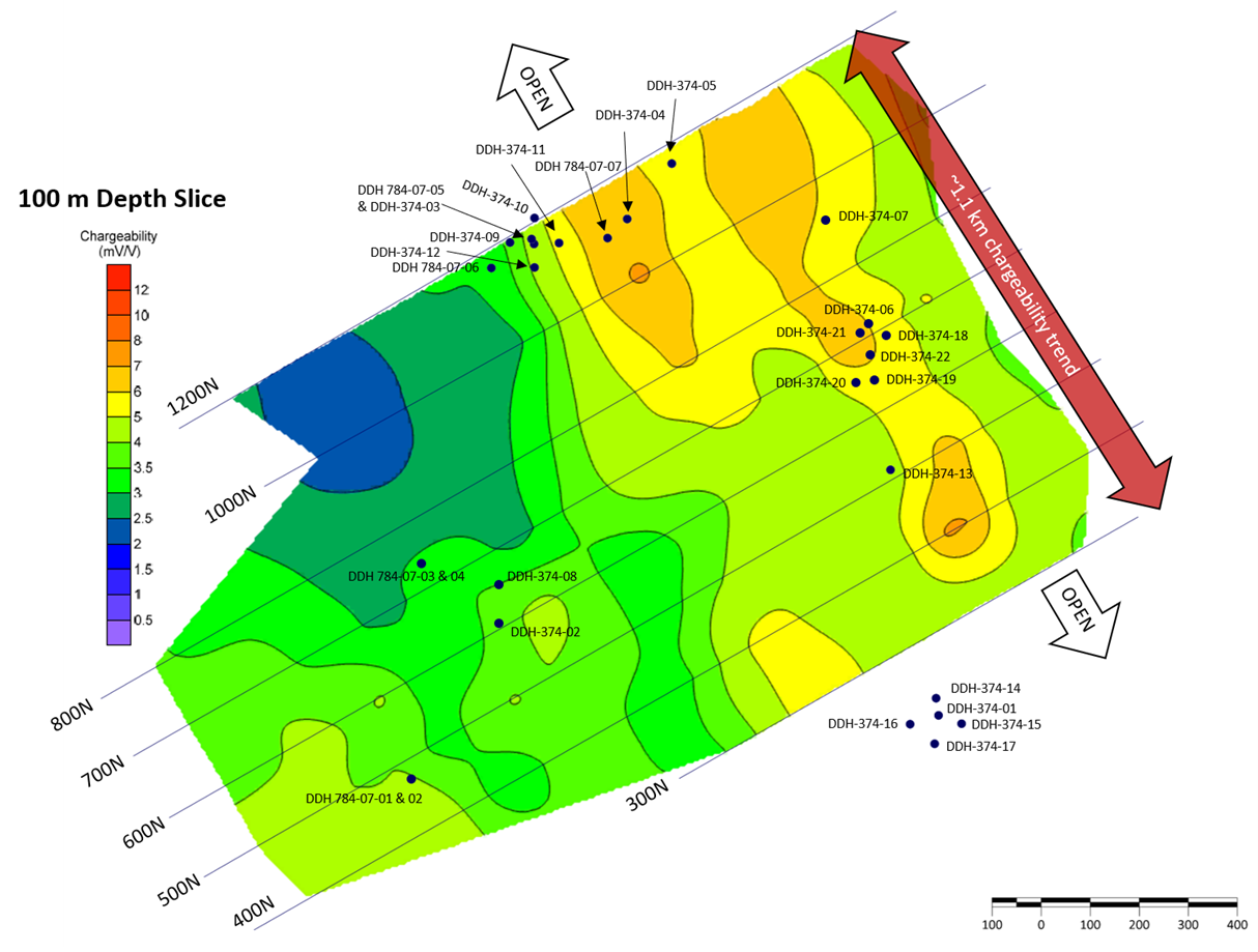 Golden Sky Outlines Major InducedPolarization (IP)