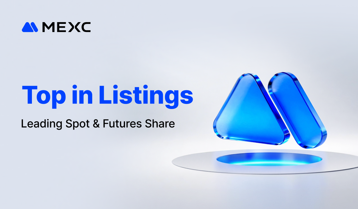 MEXC Tops New Listings and Secures #2 with 8.2% Global Spot Market Share
