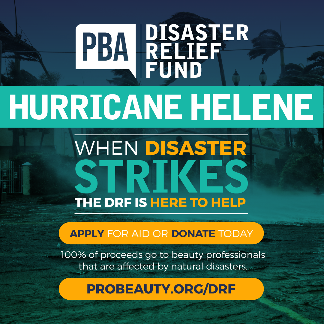 100% of proceeds go to beauty professionals impacted by Hurricane Helene